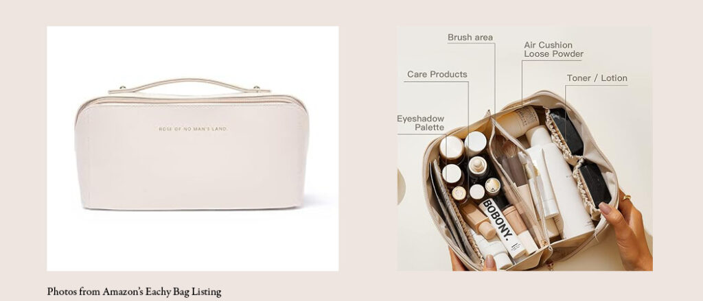 Eachy comsetic travel bag, travel makeup bag